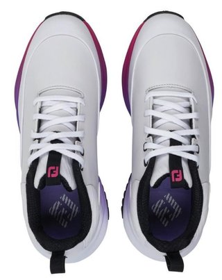 FootJoy Tour Rival zapatos de golf mujer, blanco/rosa