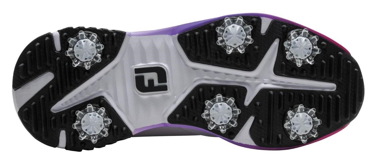 FootJoy Tour Rival zapatos de golf mujer, blanco/rosa