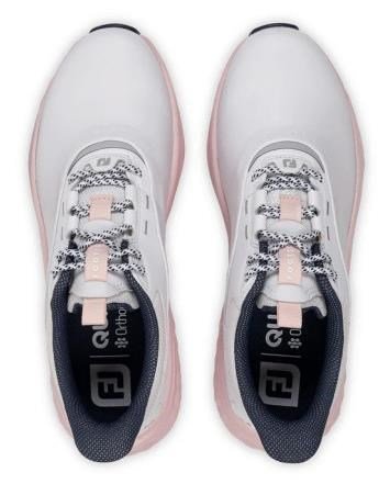 FootJoy Quantum zapatillas de golf mujer, blanco/rosa