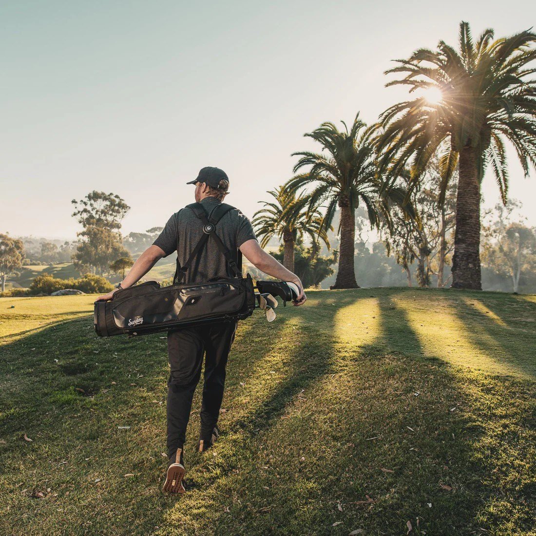Sunday Golf El Camino pencil bag, negro mate