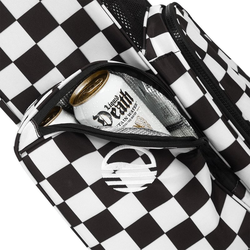 Sunday Golf El Camino pencil bag, negro/blanco checker