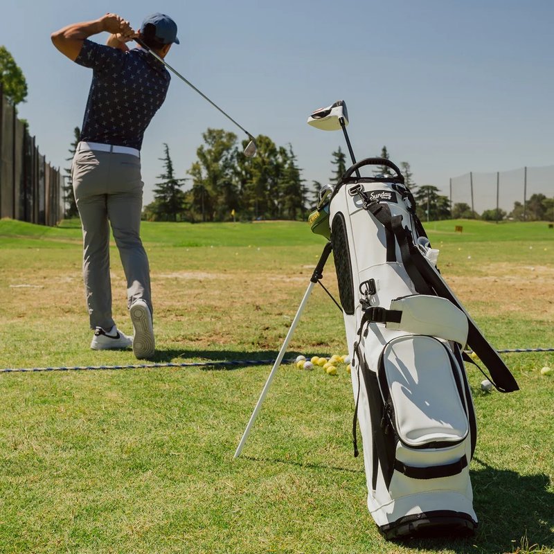 Sunday Golf Ryder S-Class stand bag, blanco