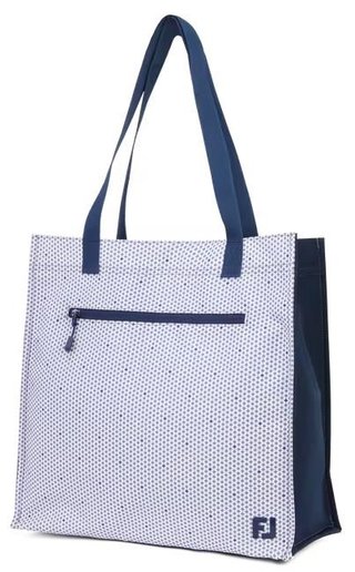 FootJoy Tote bag, navy/dusty lavender print