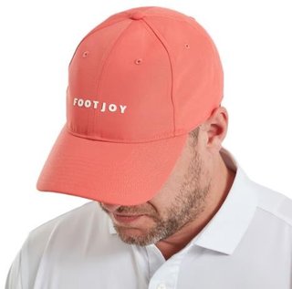 FootJoy FJ Fashion gorra de golf para hombre, nantucket red/white