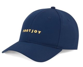 FootJoy FJ Fashion gorra de golf para hombre, navy with sunshine