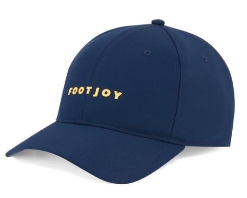 FootJoy FJ Fashion gorra de golf para hombre, navy with sunshine