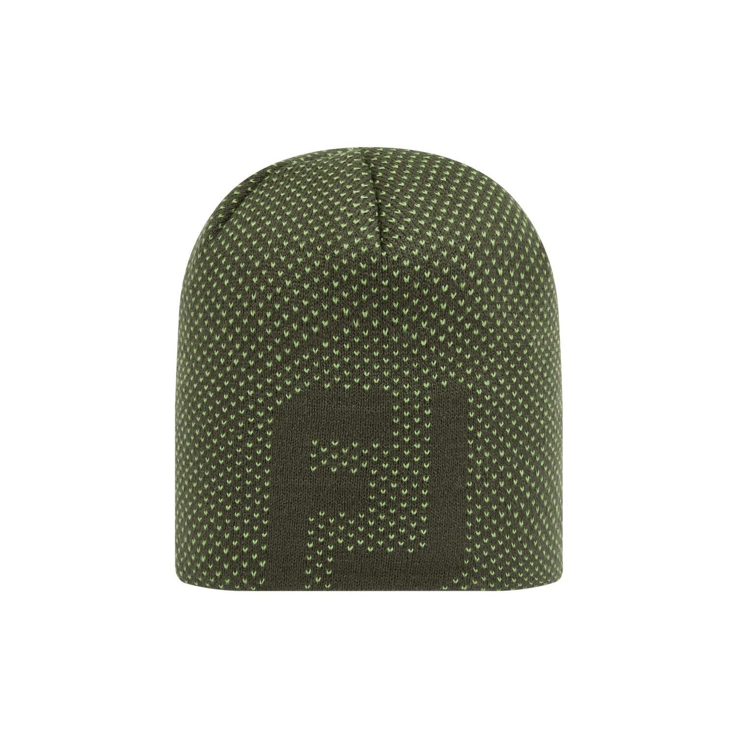 FootJoy FJ Dot Jacquard Beanie gorro de invierno, olive/acid green