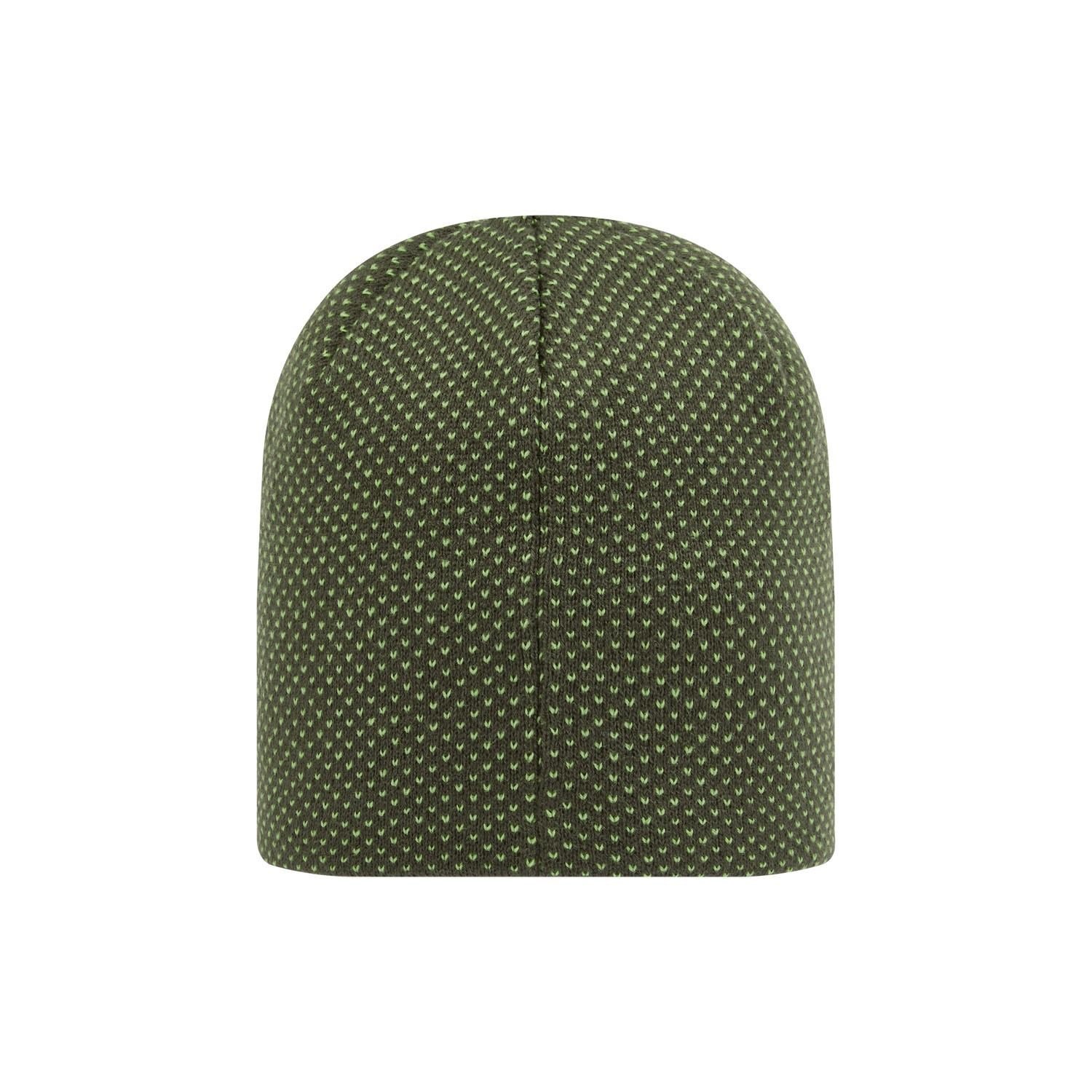 FootJoy FJ Dot Jacquard Beanie gorro de invierno, olive/acid green