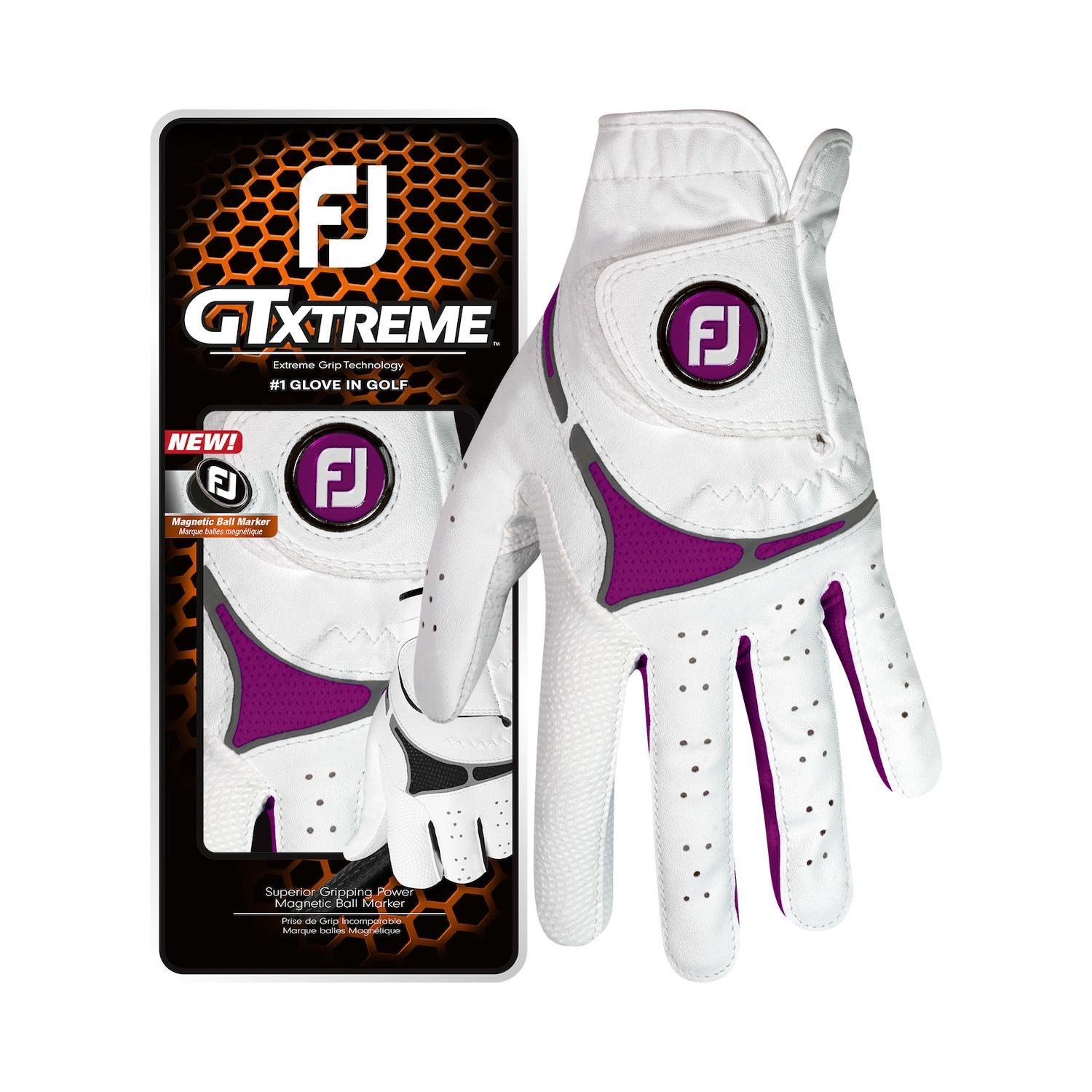 FootJoy GTxtreme guantes de golf para mujer, blanco/fucsia