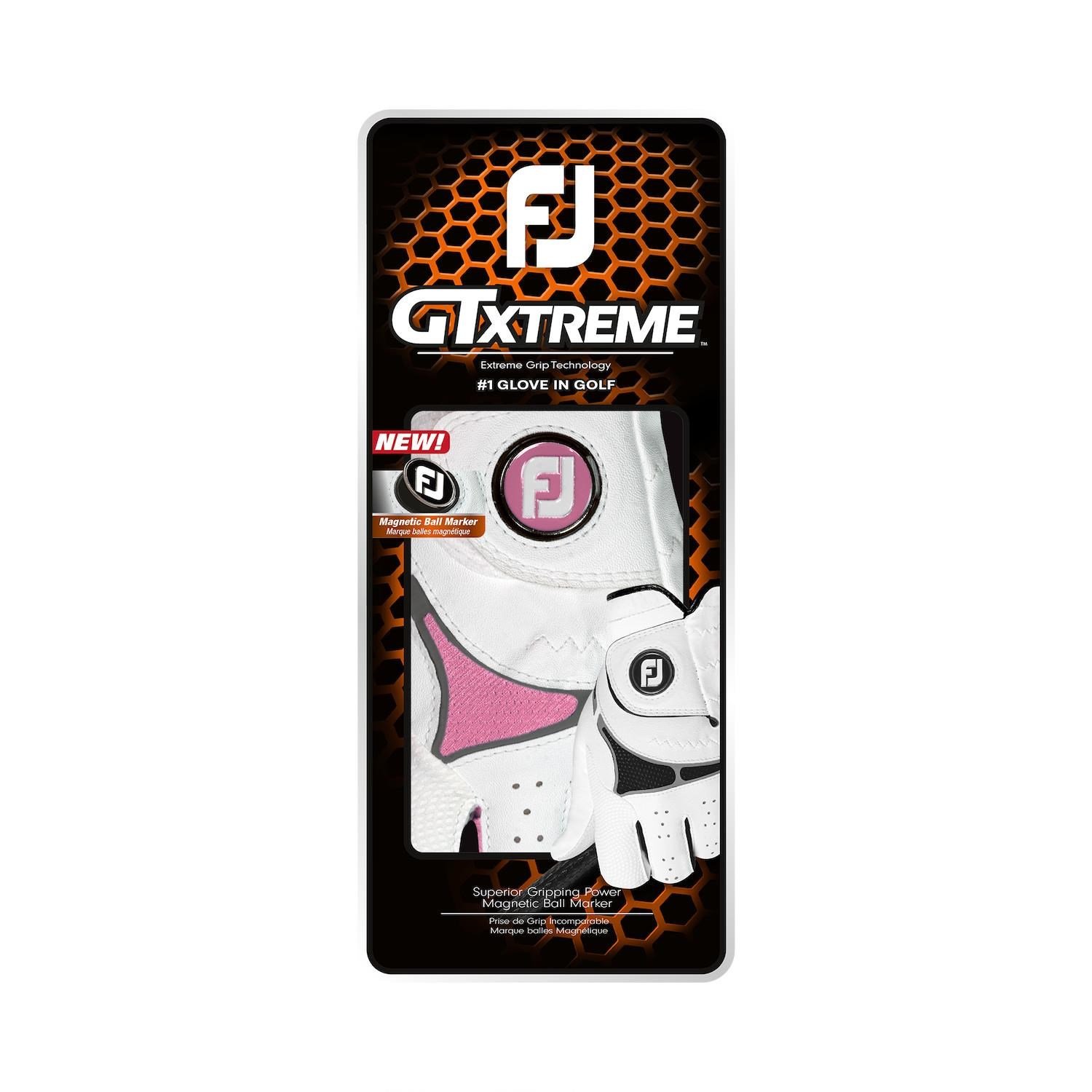 Footjoy FootJoy GTxtreme guante de golf para mujer, blanco/rosa