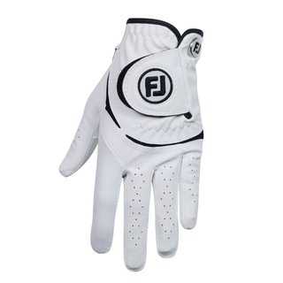 FootJoy FJ Junior guante de golf para niños, blanco/negro