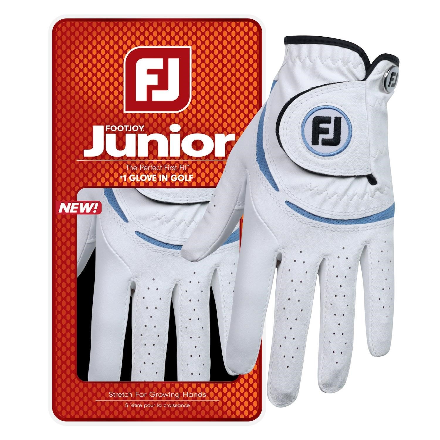 FootJoy FJ Junior guante de golf para niños, blanco
