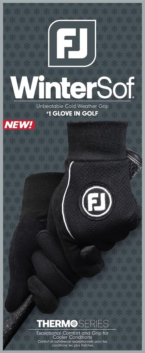 FootJoy WinterSof guante de golf para hombre (par), negro