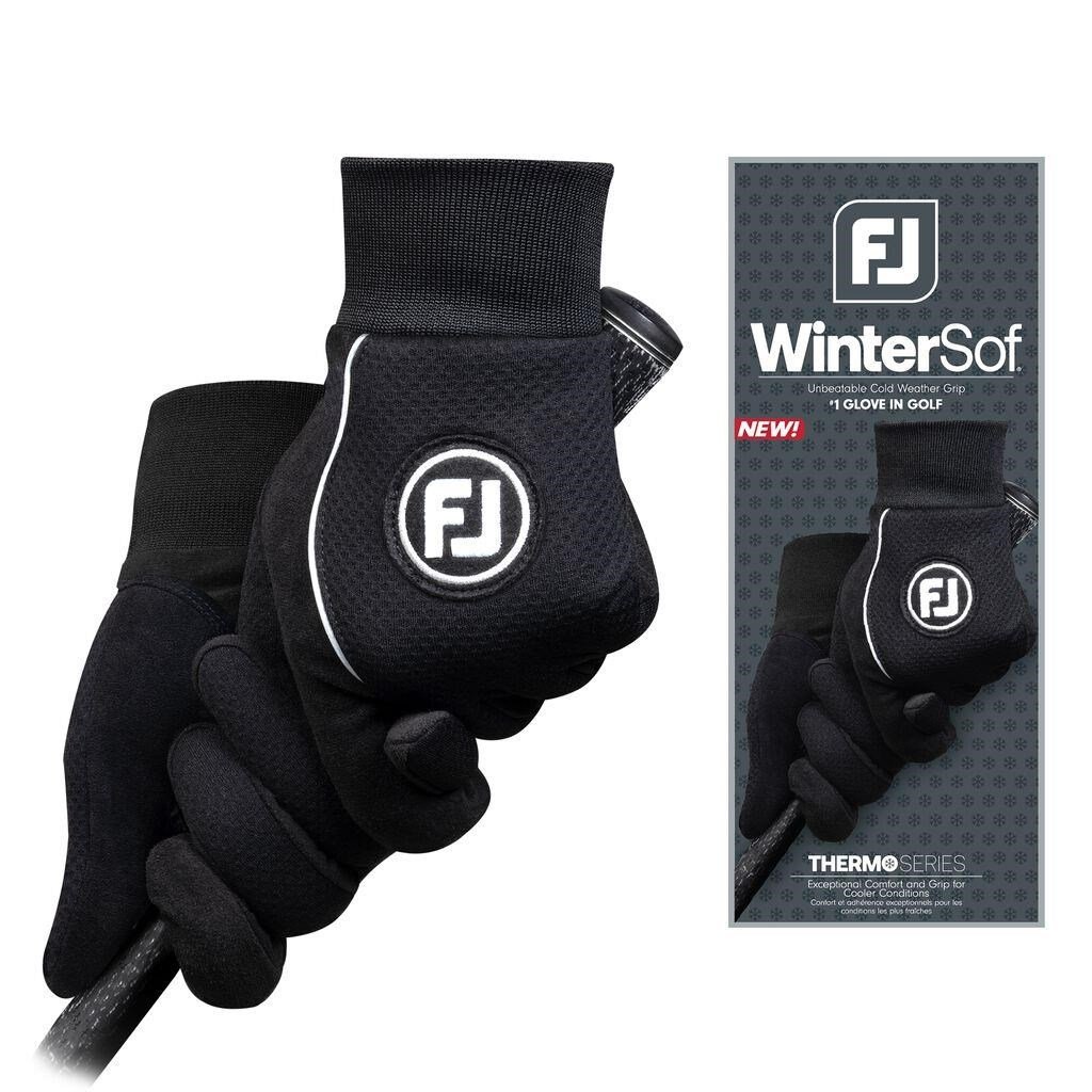 FootJoy WinterSof guante de golf para hombre (par), negro