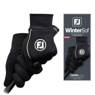 FootJoy WinterSof guante de golf para hombre (par), negro