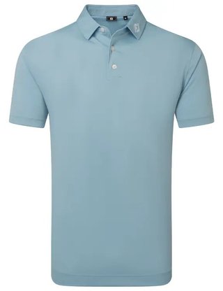 FootJoy Stretch Pique Solid polo de hombre, chambray