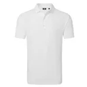 FootJoy Lisle Solid polo de hombre, blanco
