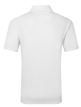 FootJoy Lisle Solid polo de hombre, blanco