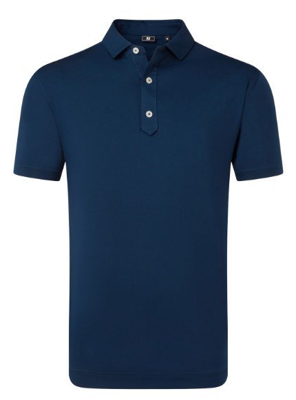 FootJoy Lisle Solid polo de hombre, azul marino