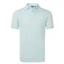 FootJoy Lisle Solid polo de hombre, azul hielo