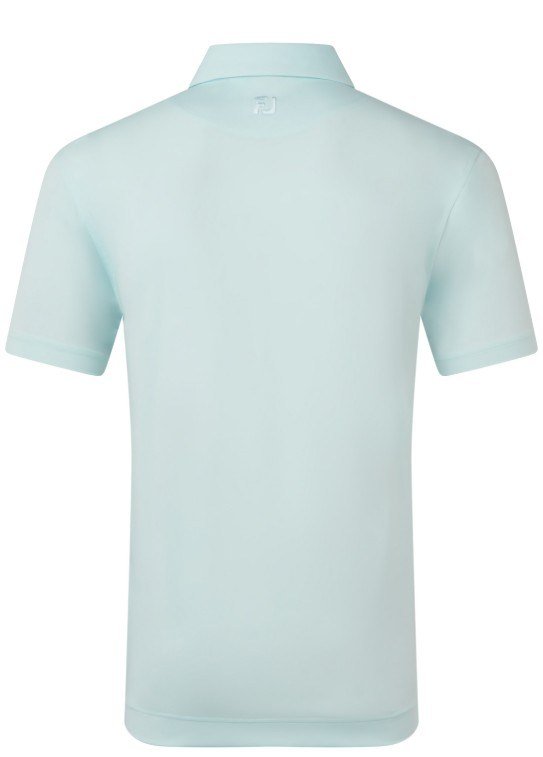FootJoy Lisle Solid polo de hombre, azul hielo