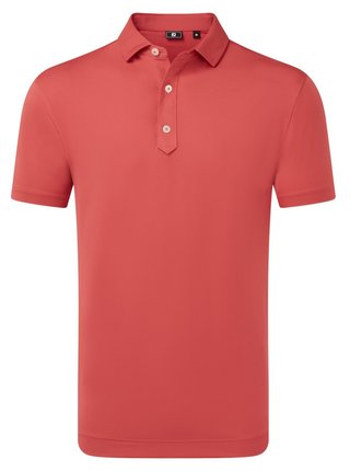 FootJoy Lisle Solid polo de hombre, nantucket red