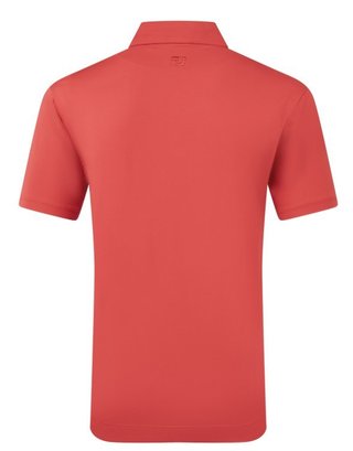 FootJoy Lisle Solid polo de hombre, nantucket red
