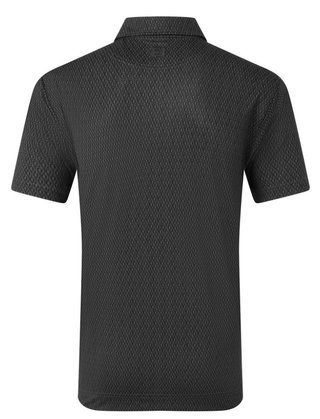 FootJoy Modernist Geo Pique polo de hombre, charcoal/black