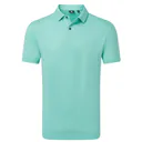 FootJoy Modernist Geo Pique polo de hombre, blue reef/sea glass