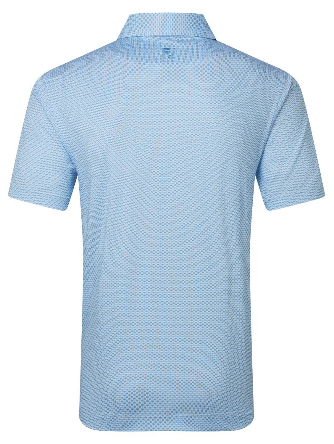 FootJoy Nautical Flag Print Lisle polo de hombre, blue reef/deep reef