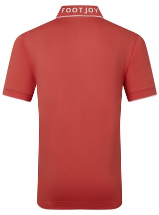 FootJoy FJ Wordmark Pique polo de hombre, nantucket red