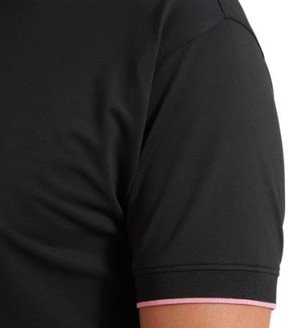 FootJoy FJ Wordmark polo de hombre, pique black