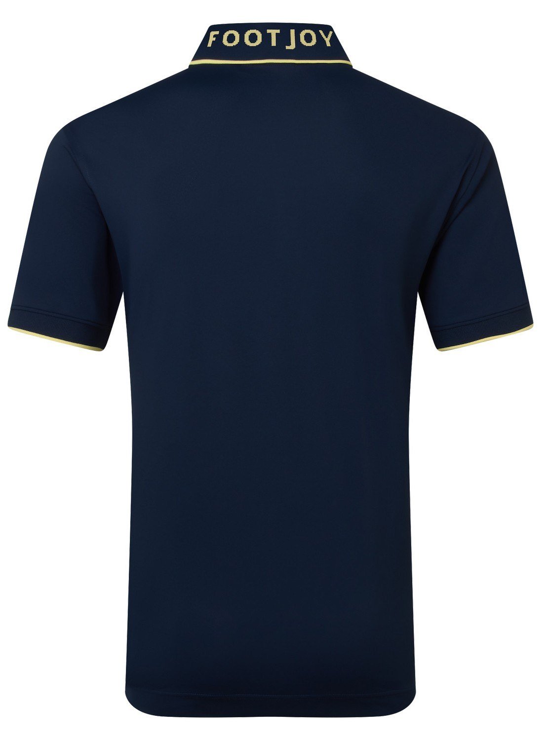 FootJoy FJ Wordmark Pique polo de hombre, azul marino
