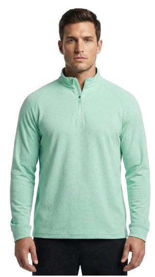 FootJoy Wordmark Chill Out sudadera de hombre, sea glass/white