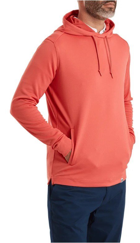 FootJoy Lightweight Hoodie sudadera de hombre, solid nantucket red