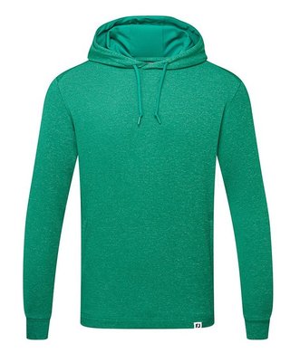 FootJoy Lightweight Hoodie sudadera con capucha para hombre, heather field green