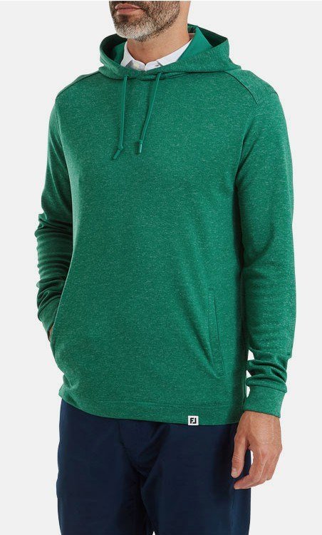 FootJoy Lightweight Hoodie sudadera con capucha para hombre, heather field green