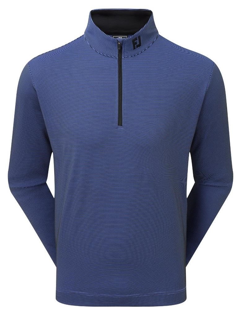 FootJoy Ottoman Stripe Chill-Out sudadera de hombre, negro/violeta vívido