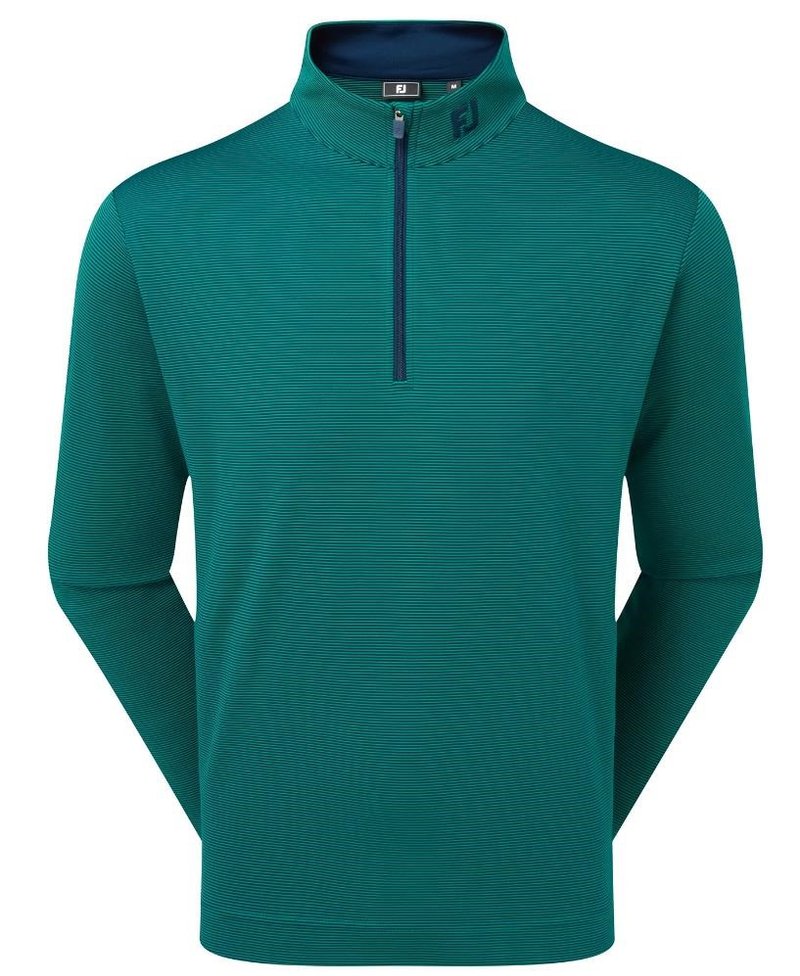 FootJoy Ottoman Stripe Chill-Out sudadera de hombre, navy/field green