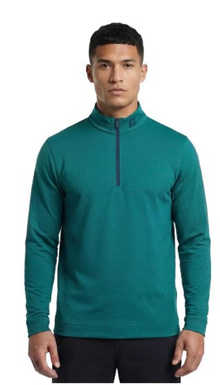 FootJoy Ottoman Stripe Chill-Out sudadera de hombre, navy/field green