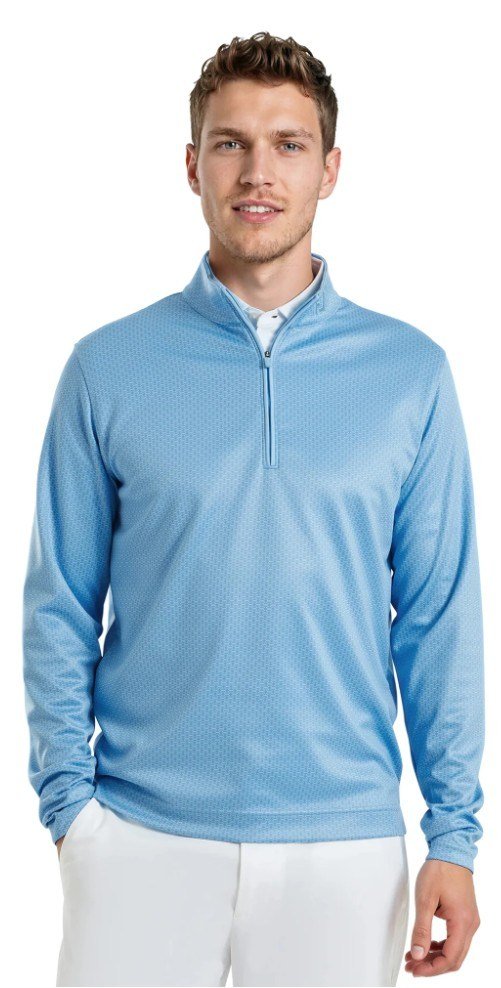 FootJoy Nautical Flag Tonal Chill Out sudadera de hombre, blue reef/deep reef