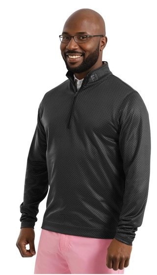 FootJoy Nautical Flag Tonal Chill Out sudadera de hombre, negra