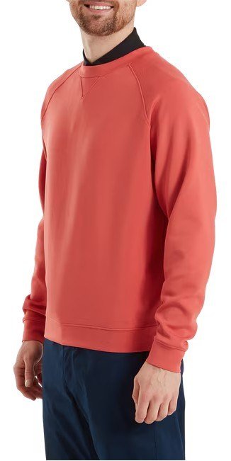 FootJoy Crew Neck sudadera de hombre, nantucket red