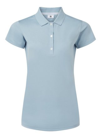 FootJoy Stretch Pique Solid polo de mujer, chambray