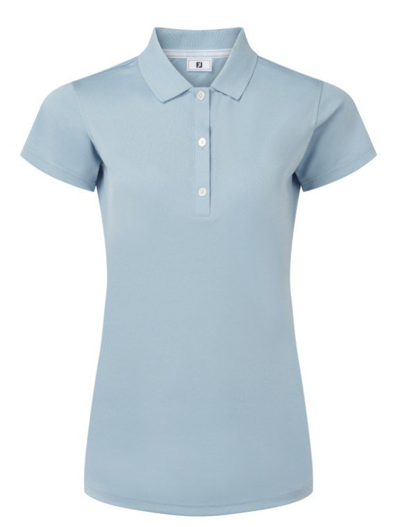 FootJoy Stretch Pique Solid polo de mujer, chambray