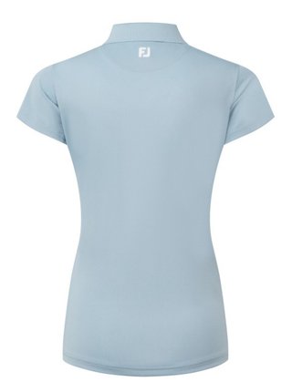 FootJoy Stretch Pique Solid polo de mujer, chambray