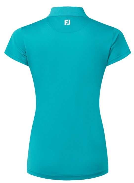 FootJoy Stretch Pique Solid polo de mujer, tile blue