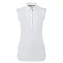 FootJoy Sleeveless Lisle polo de mujer, blanco
