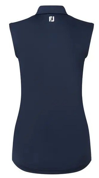 FootJoy Sleeveless Lisle polo de mujer, azul marino