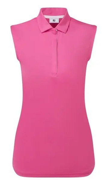 FootJoy Sleeveless Lisle polo de mujer, rosa